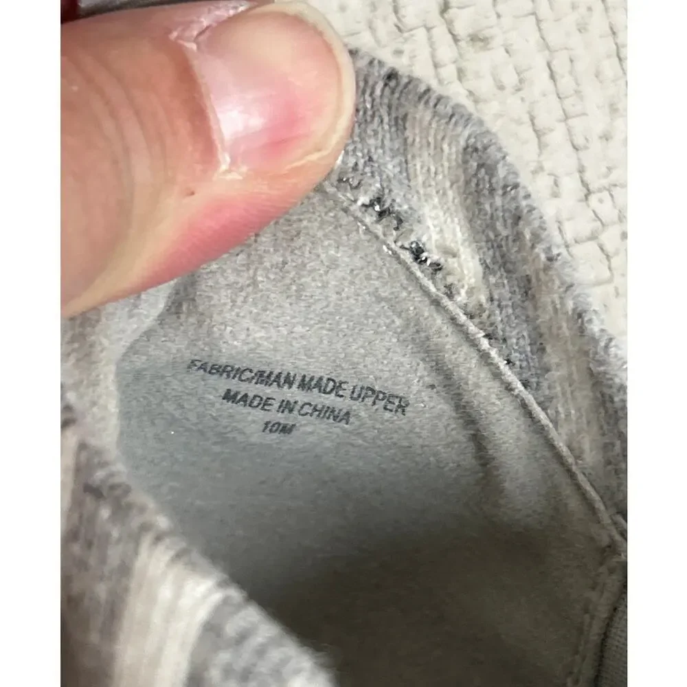 Urban Sport J/Slides Women’s 10 Madeline Grey Knit Color Block Sneakers Shoes